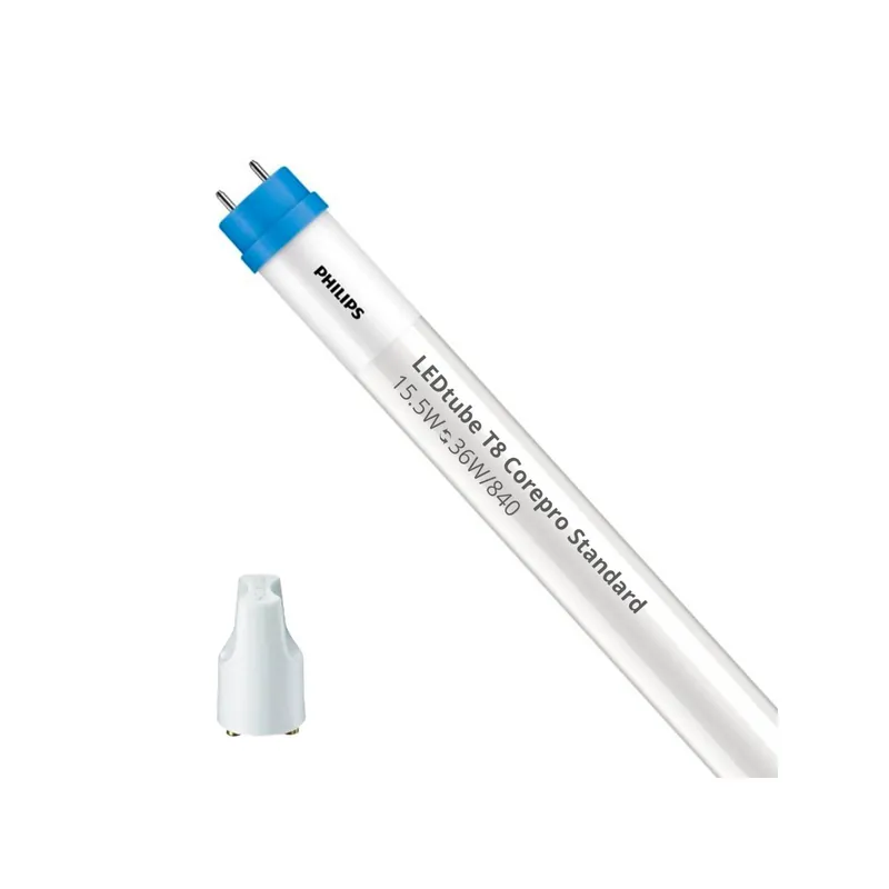 Philips Tubo LED T8 CorePro (EM/Mains) Standard Output 15.5W 1800lm - 840 Blanco Frio | 120cm - Reemplazo 36W Pago Seguro