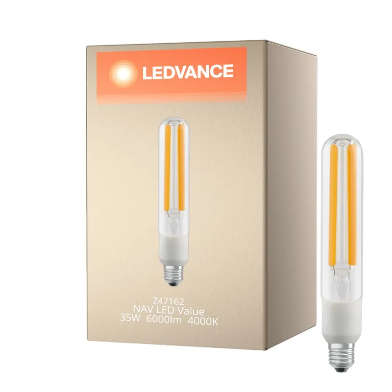 Ledvance LED Bulbo NAV LED FIL V E27 35W 6000lm - 740 Blanco Frio | Reemplazo 70W Últimas Unidades