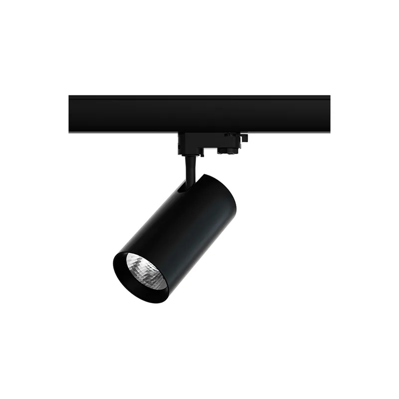Alta Calidad Foco LED en Carril ELARA PC Negro 30W 2500lm 40D - 830 Luz Cálida