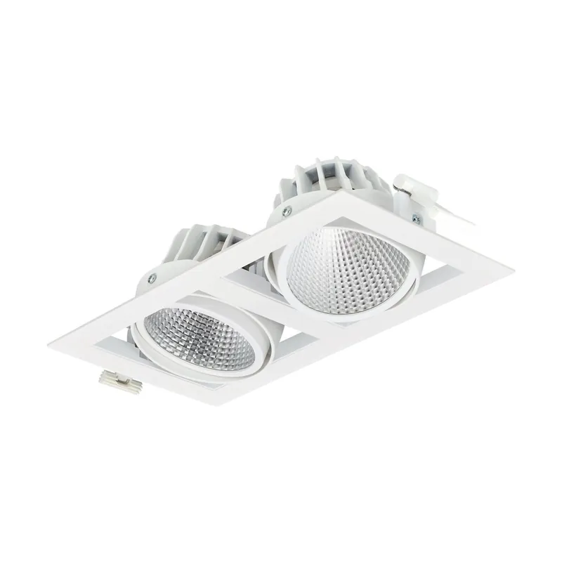 Imprescindible (Must-Have) Philips Foco LED Greenspace Accent Gridlight Aluminium Blanco 45W 3000lm 36D - 830 Luz Cálida | 154mm - IP20