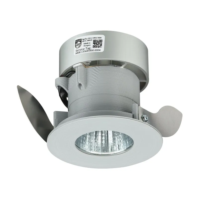 Philips Foco LED Greenspace Evo Mini Fijo Gris 10.4W 1200lm 15D - 940 Blanco Frio | 90mm - IP20 - Mejor Reproducción De Color Promoción Exclusiva