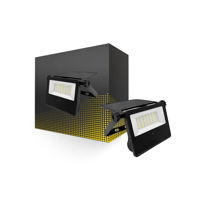 Rebajas Bright Choice Proyector LED Negro 15W 1300lm 120D - 760 Luz De Día | IP65 - Solar - Simétrico