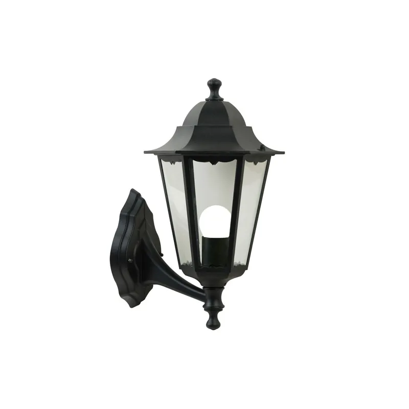Últimas Unidades Nordlux Cardiff Up Luz De Pared Aluminium Negro | Apta para 1x E27