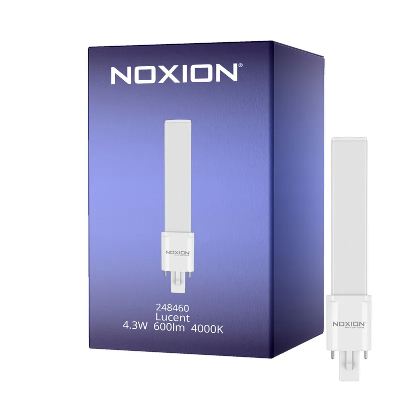 Alta Calidad Noxion Lucent PL-S LED 4.3W - 840 Blanco Frio | 2-Pines - Reemplazo 9W