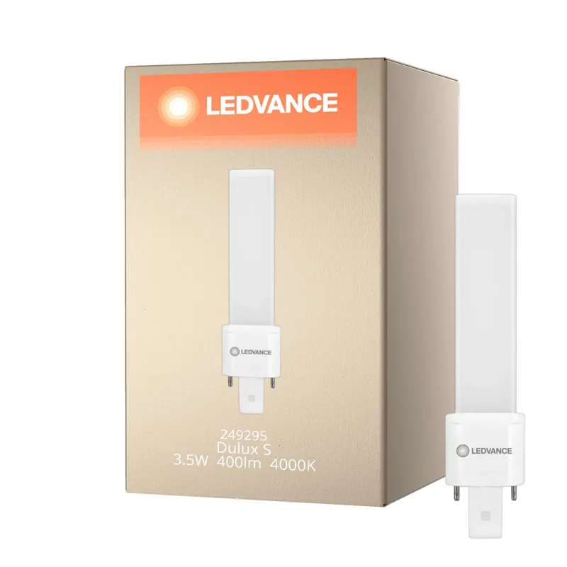 Ledvance DULUX-S LED 3.5W - 840 Blanco Frio | 2-Pines - Reemplazo 7W Precio De Fábrica