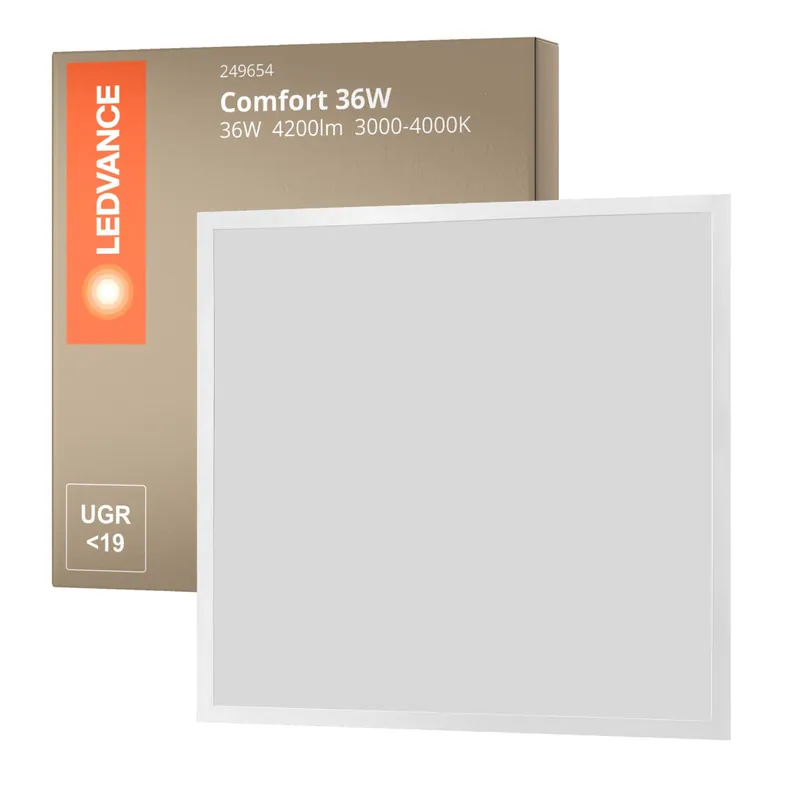 Garantía De Devolución De Dinero Ledvance Panel LED Comfort 36W 4200lm - 930-940 CCT | 60x60cm - UGR <19 - Mejor Reproducción De Color