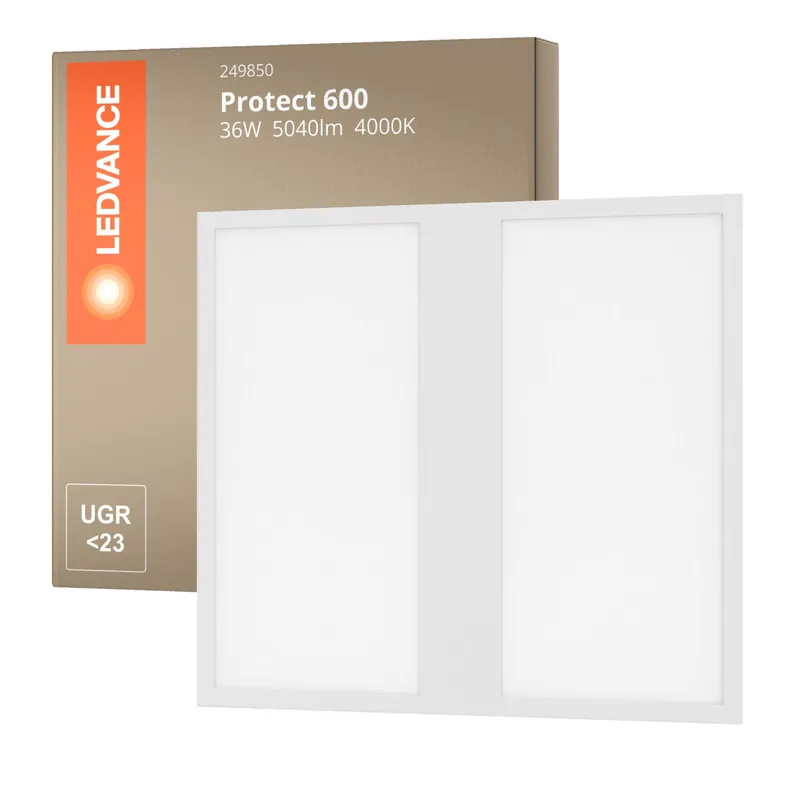 Disponible Ahora Ledvance Panel LED Protect 600 36W 5040lm - 840 Blanco Frio | 60x60cm - UGR <23 - Dali Regulable