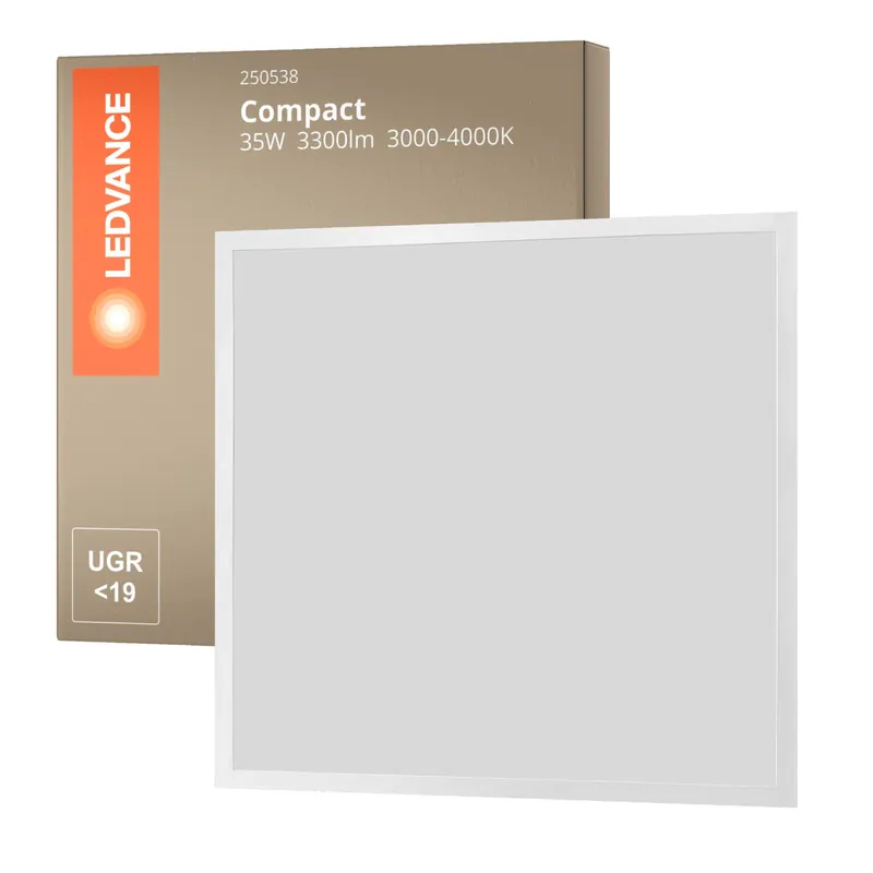 Ledvance Panel LED Compact 35W 3300lm - 830-840 CCT | 60x60cm - UGR <19 Más Vendido