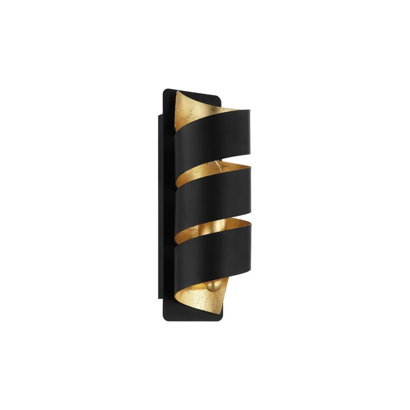 No Te Lo Pierdas Eglo Luz De Pared Elizondo Negro, Oro | Apta para E14