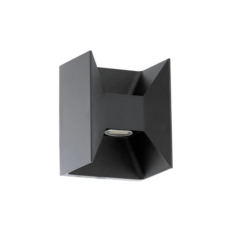Precio Económico Eglo Luz De Pared Morino Al Aire Libre Aluminium Antracita/Grafito Up & Down 5W 460lm - 830 Luz Cálida