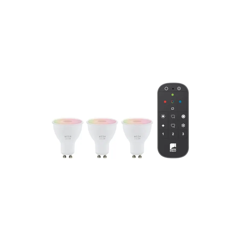 Eglo Connect.Z Smart Foco LED GU10 PAR16 13.5W 345lm 45D - 827-865 Ajustable Blanco + RGB | Regulable - Reemplazo 50W Alta Calidad