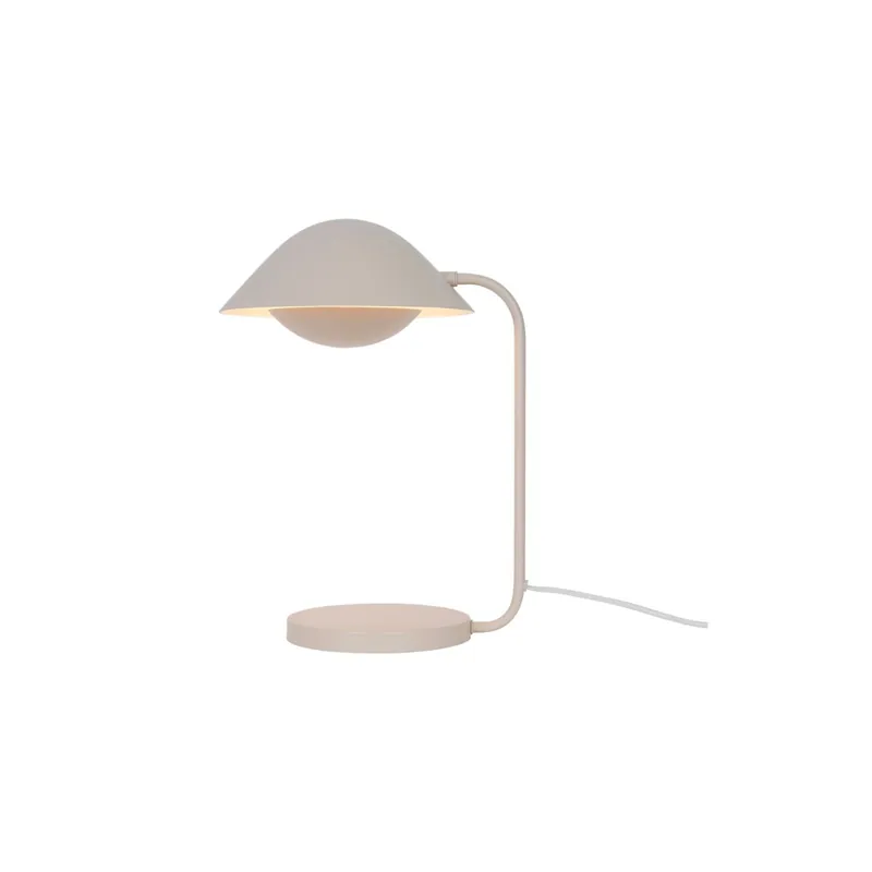 A Buen Precio Nordlux Lámpara De Mesa Freya Metal Beige | Apta para 1x E14