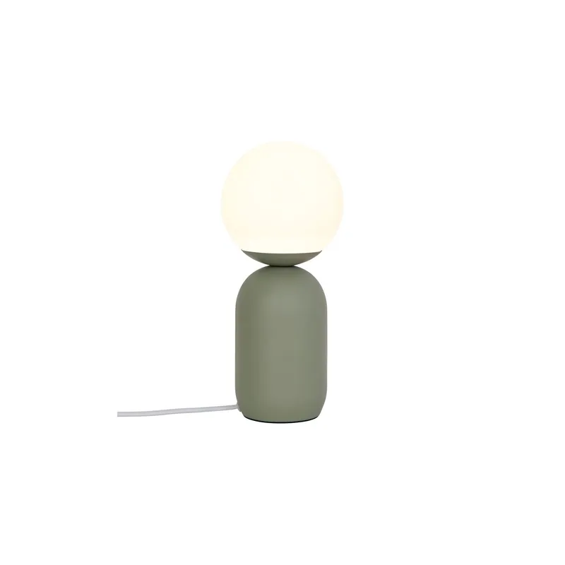 Bestseller Nordlux Lámpara De Mesa Notti Metal y Vidrio Verde | Apta para 1x E14