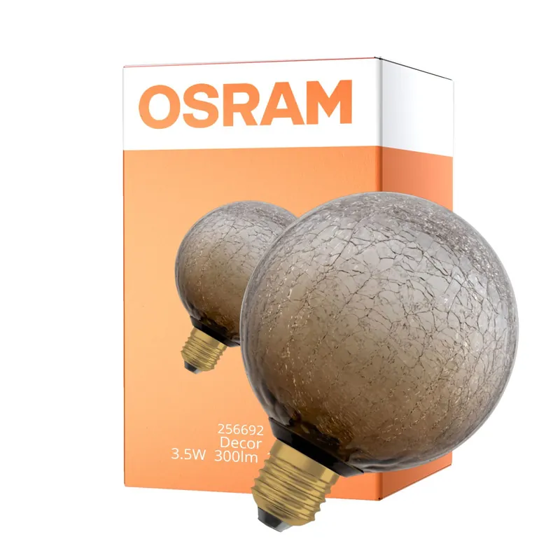 A Buen Precio Osram Decor LED Lamp Marrón Vidrio E27 3.5W 300lm - 827 Luz Muy Cálida | Reemplazo 25W