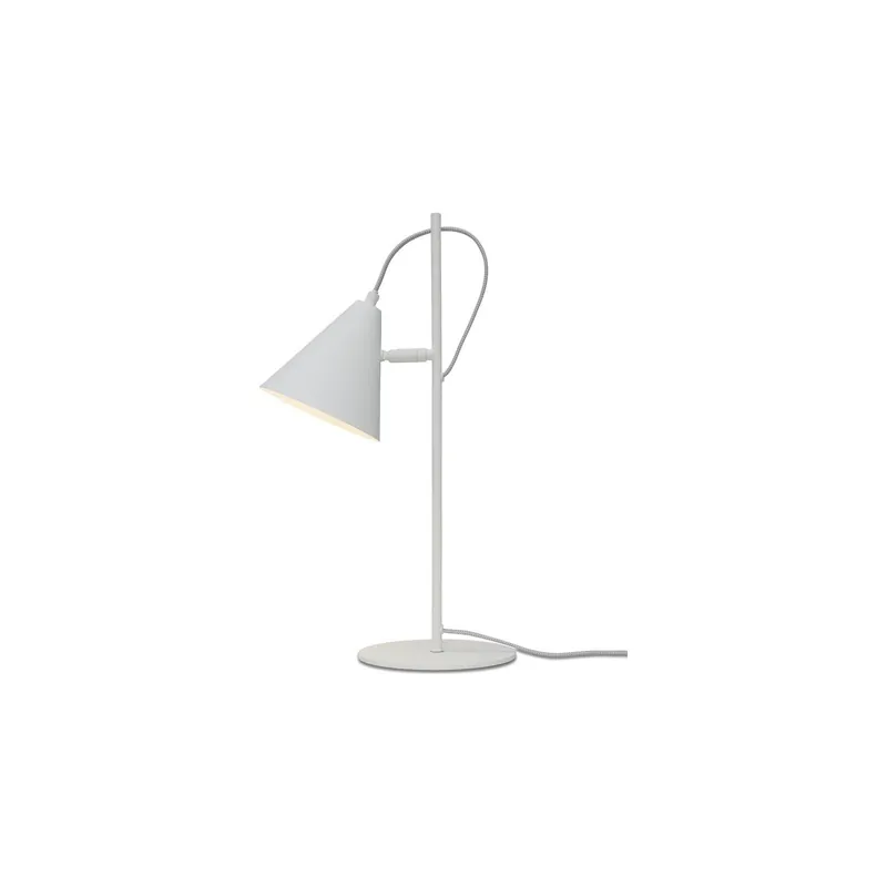 Más Vendido It's about RoMi Lámpara De Mesa Lisbon Hierro Blanco | Apta para 1x E14