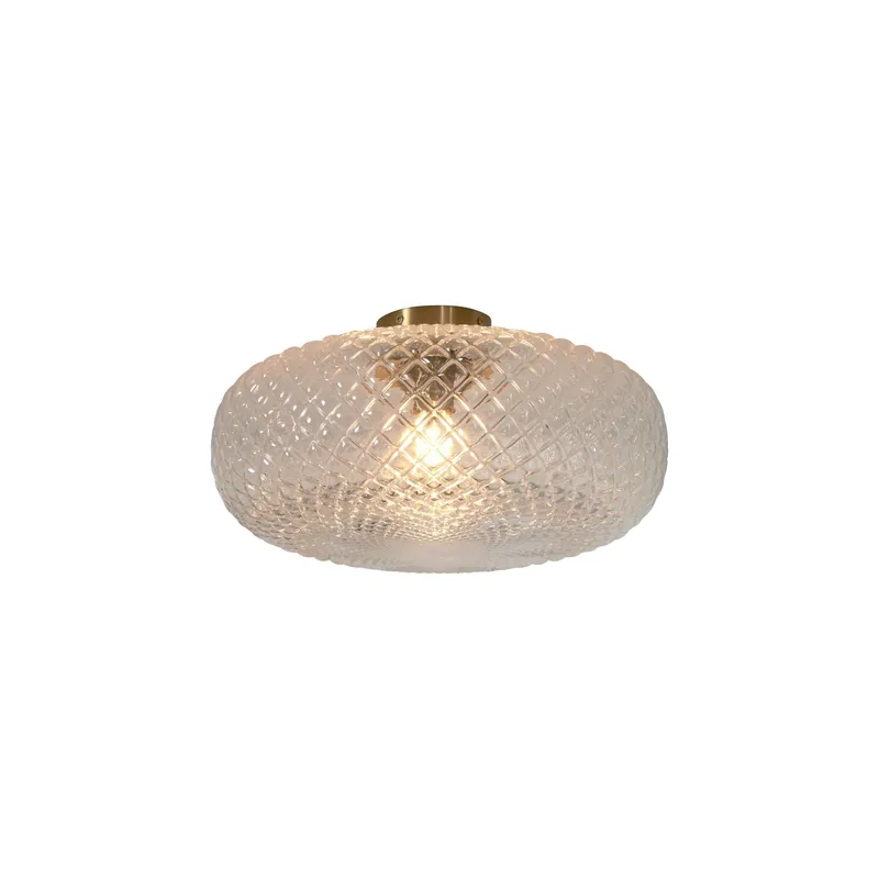 Oferta It's about RoMi Luz de techo Venice Vidrio Transparente | Apta para 1x E27