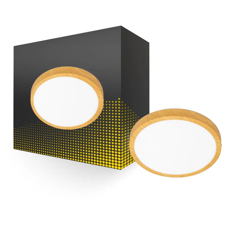 Novedad Bright Choice Luz de techo Esférica Aluminium Negro 24W 2400lm - 830-840-860 CCT | Regulable