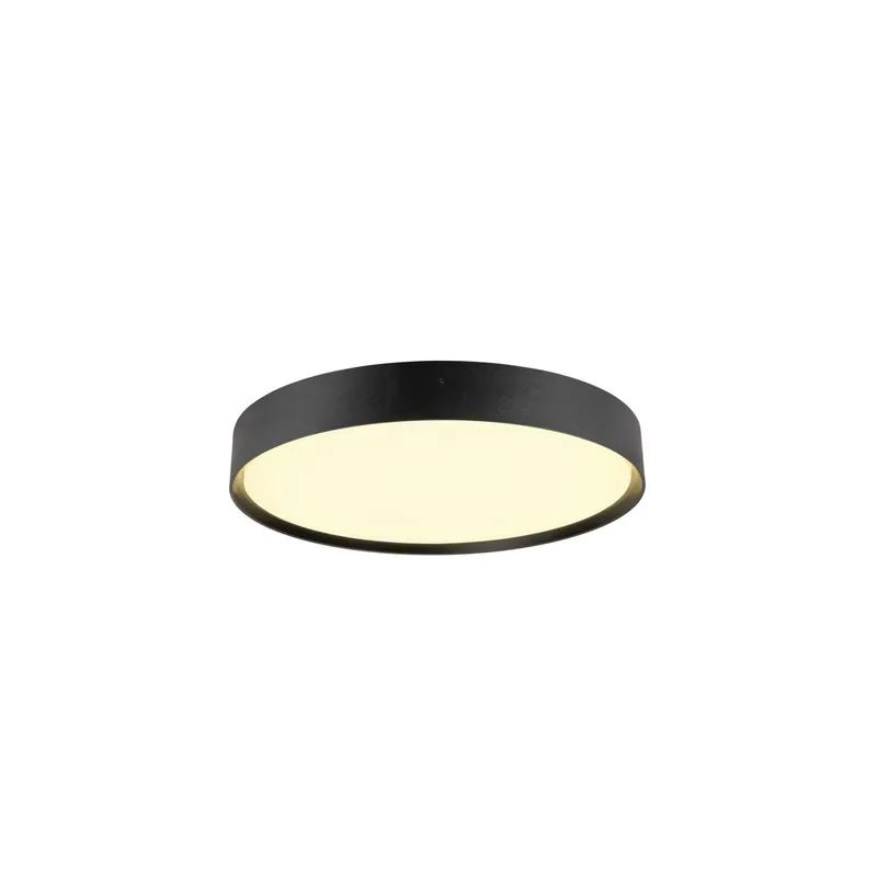 Garantía De Devolución De Dinero SLV Decona Pared y Luz de techo Aluminium Negro Esférica 23W 2260lm - 930 Luz Cálida | IP44 - Mejor Reproducción De Color - Regulable