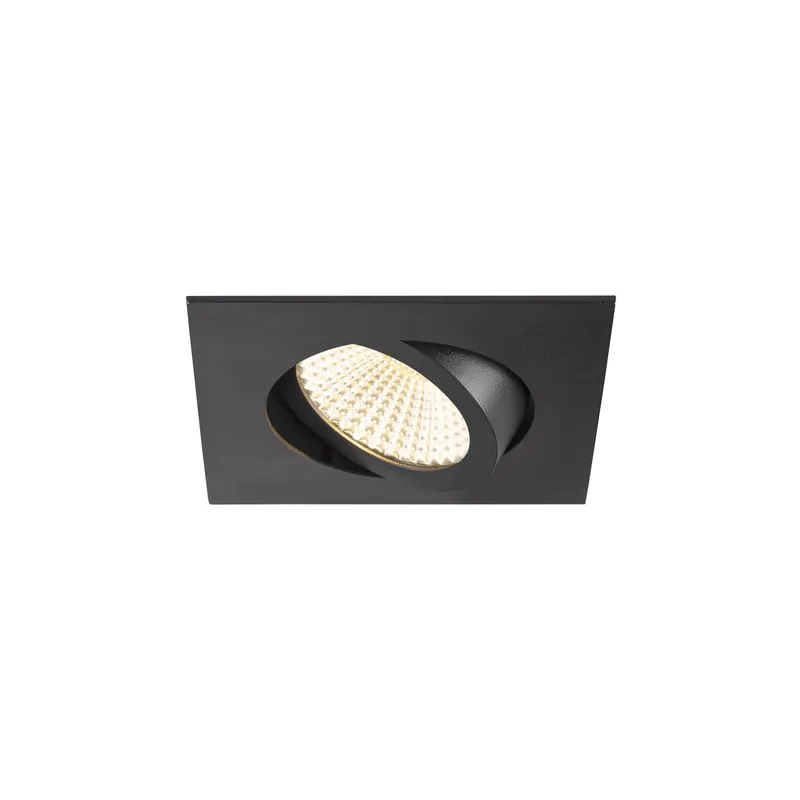 Súper Precio SLV New Tria 68 Foco Aluminium Negro Cuadrado 8.3W 750lm 60D - 930 Luz Cálida | Recorte 68mm - Mejor Reproducción De Color - Regulable