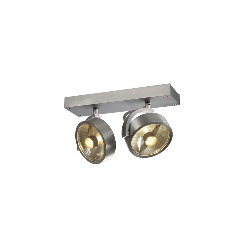 Súper Precio SLV Kalu Foco Aluminium Gris Esférica | Apta para 2x GU10 (AR111)