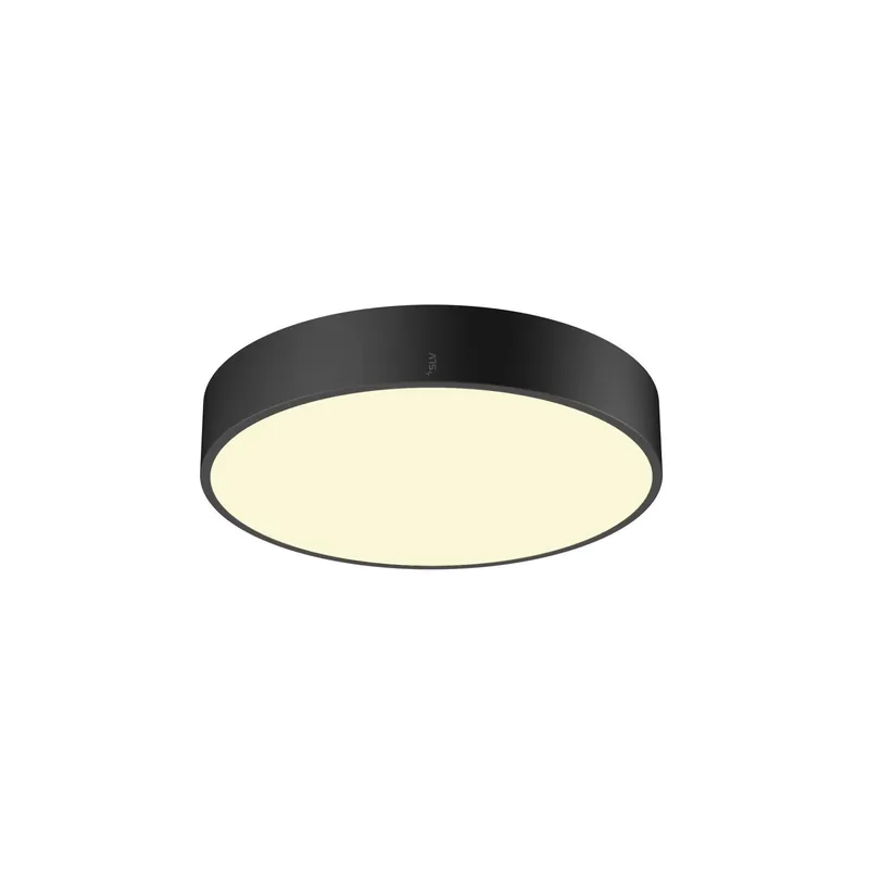 SLV Medo 40 Pared y Luz de techo Aluminium Negro Esférica 20W 2350lm - 927-930-940 CCT | IP50 - Mejor Reproducción De Color - Regulable Venta Final