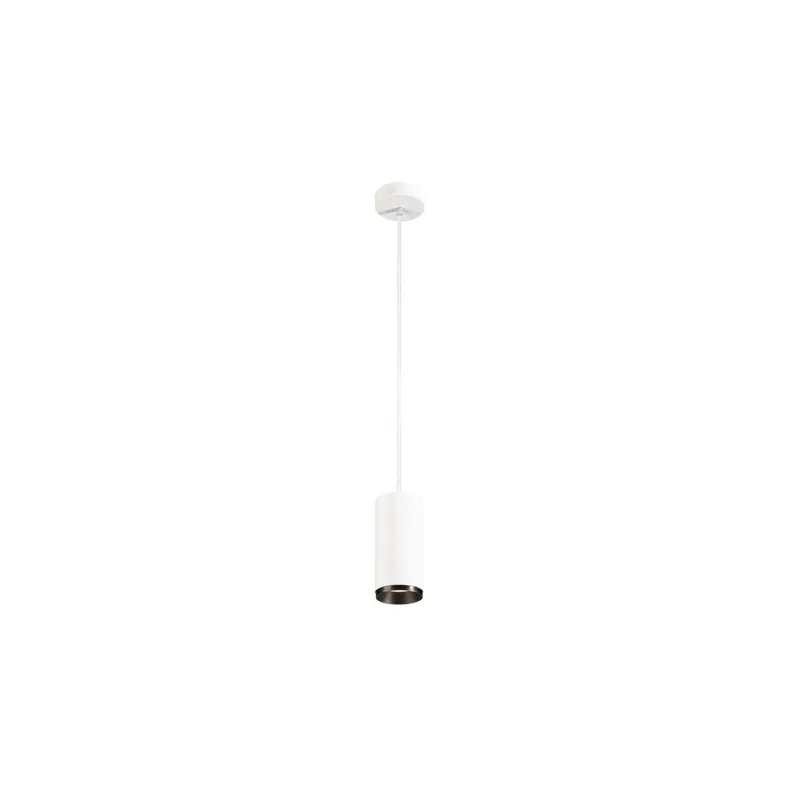 SLV Numinos Phase M Colgante De Luz Aluminium Blanco 20.1W 1880lm 60D - 930 Luz Cálida | Mejor Reproducción De Color - Regulable Marca Reconocida