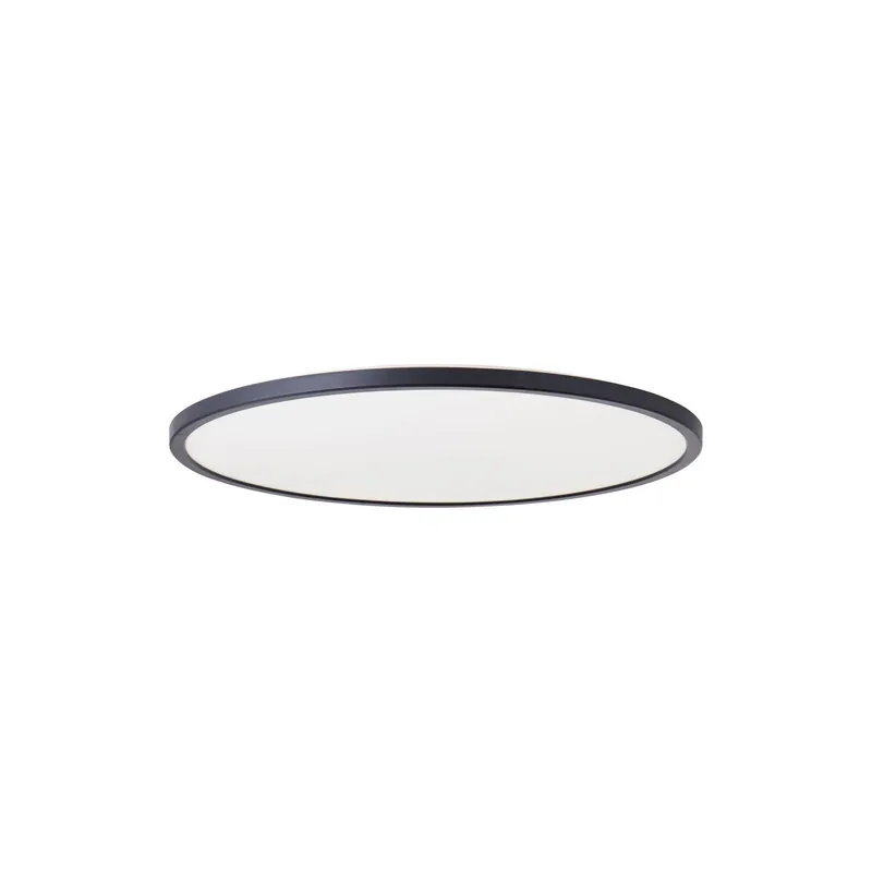 Brilliant Brennan Luz de techo Plástico Negro Blanco 30W 4000lm - 840 Blanco Frio | 541mm - IP44 - 3 Pasos Regulable Gran Oferta