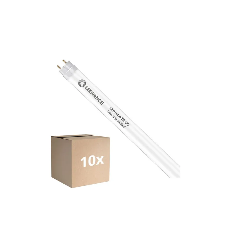 Multipack 10x Ledvance Tubo LED T8 Superior (EM/Mains) Ultra Output 14W 2600lm - 865 Luz de Día | 120cm - Reemplazo 36W Precio Rebajado