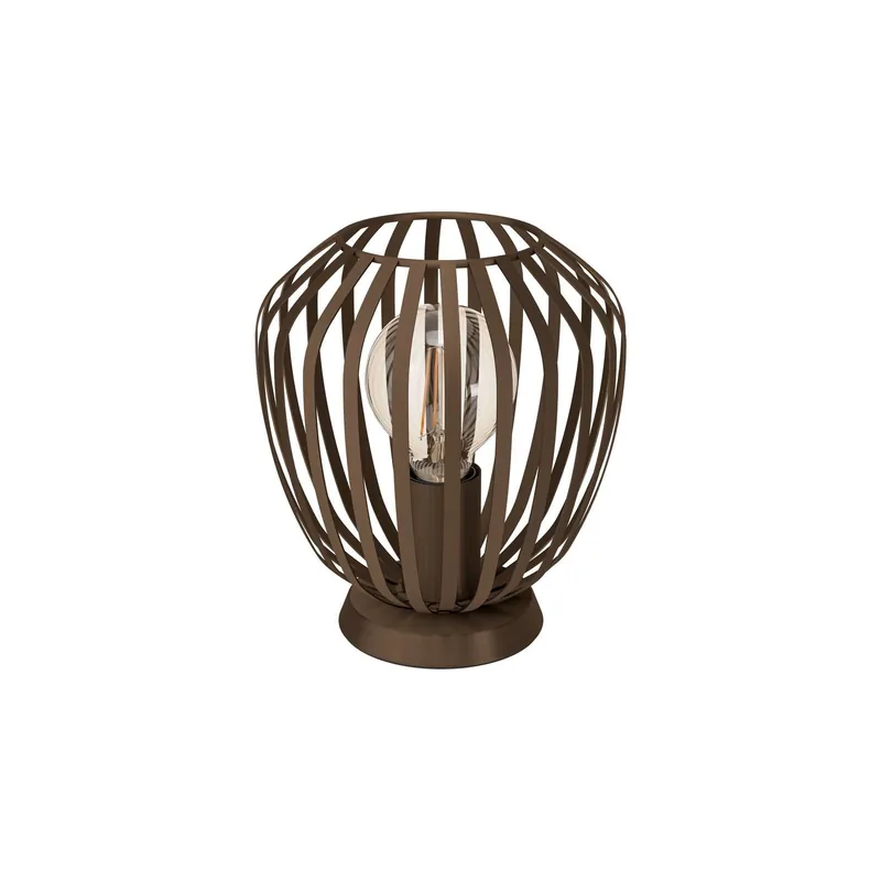 A Buen Precio Eglo Lámpara De Mesa Espinal Acero Bronze | IP20 - Apta para 1x E27