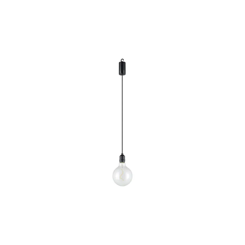 A Buen Precio Eglo Colgante De Luz Vignanello Negro 827 Luz Muy Cálida | IP44 - A Pilas