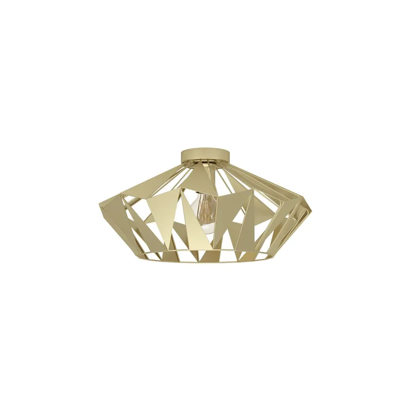 Eglo Luz de techo Carlton Acero Oro | IP20 - Apta para 1x E27 Bestseller