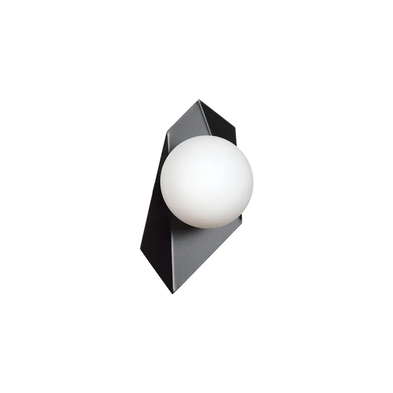 Compra Ahora Emibig Luz De Pared Drifton Acero Negro | Apta para 1x E14 - Max 10W