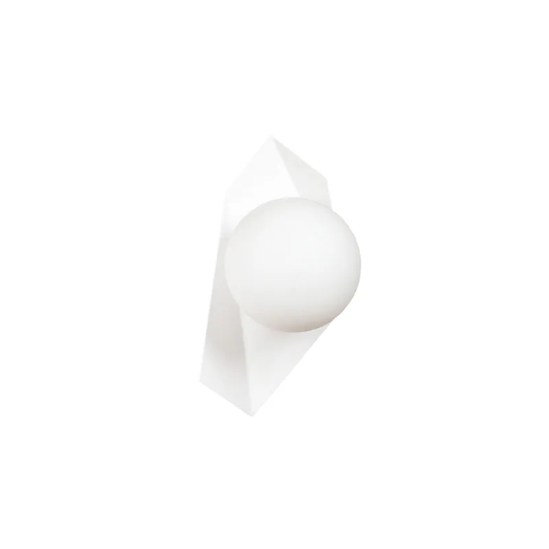 Alta Calidad Emibig Luz De Pared Drifton Acero Blanco | Apta para 1x E14 - Max 10W