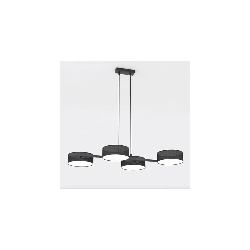 Compra Ahora Emibig Colgante De Luz Drumz Acero Negro | Apta para 4x E14 - Max 10W