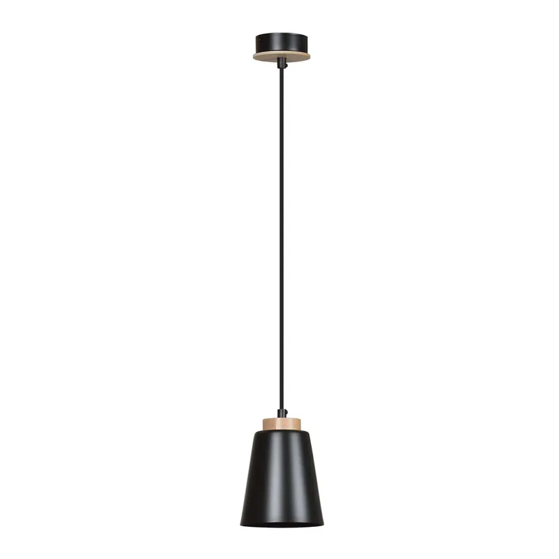 Emibig Colgante De Luz Bolero Acero Negro | Apta para 1x E27 - Max 15W Precio Bajo