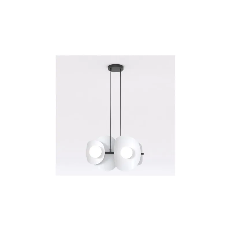 Emibig Colgante De Luz Elementi Acero Gris | Apta para 4x G9 - Max 8W Imprescindible (Must-Have)