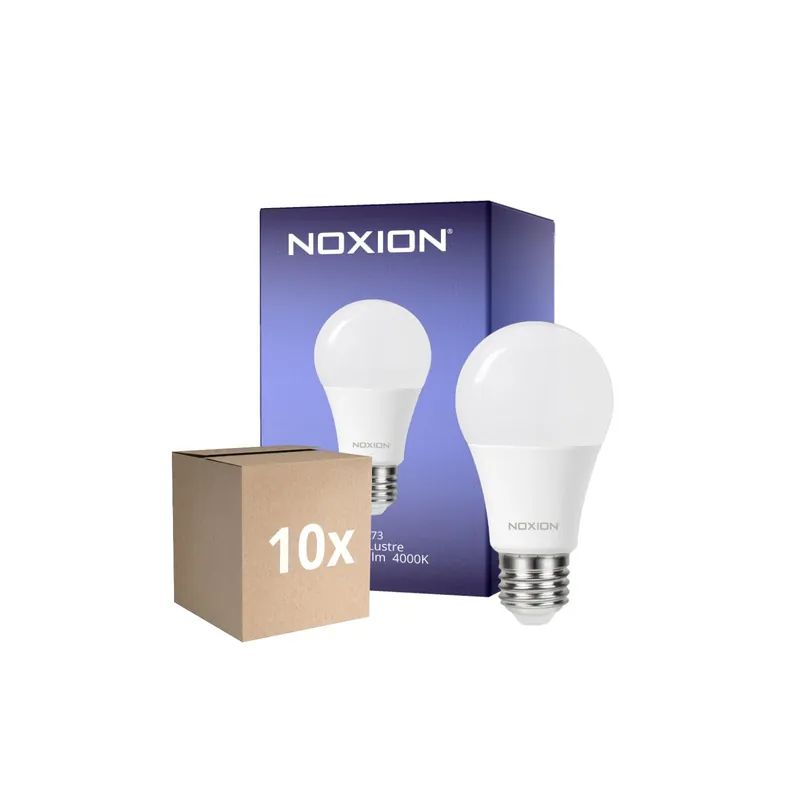 Precio Económico Multipack 10x Noxion Lucent Classic Pro LED E27 Pera Mate 12.5W 1521lm - 840 Blanco Frio | Reemplazo 100W