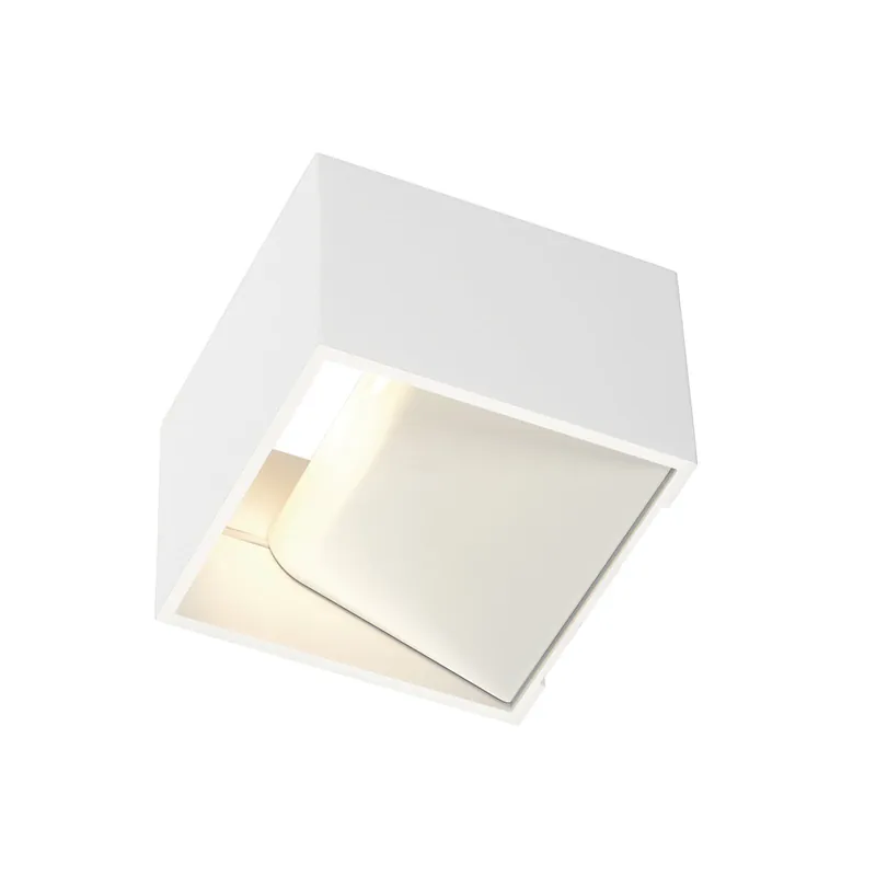 Devolución Gratuita SLV Logs In Luz De Pared Aluminium Blanco 6W 600lm - 830 Luz Cálida
