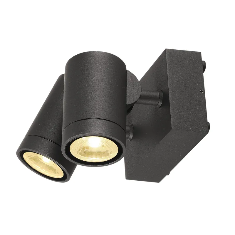 SLV Helia Luz De Pared Aluminium Antracita 13W 900lm - 830 Luz Cálida | Al Aire Libre - IP65 Ocasión Especial