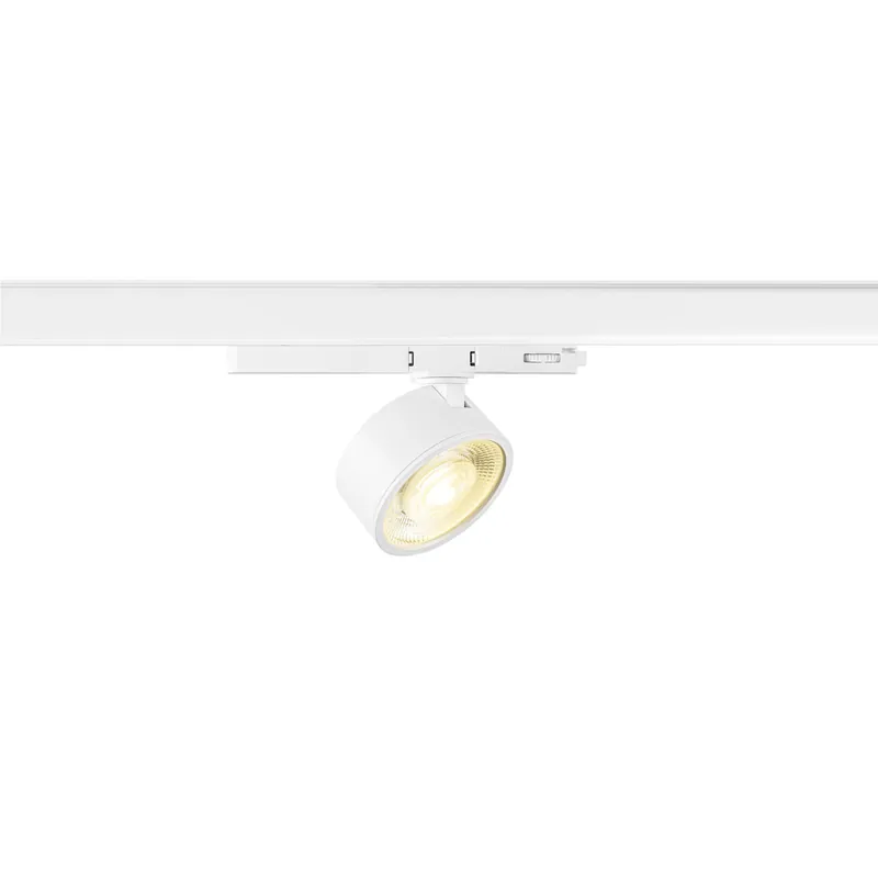 SLV Foco En Carril Kalu 2.0 3 Fases Aluminium Blanco 10W 1450lm 36D - 830 Luz Cálida | Mejor Reproducción De Color - Regulable Liquidación
