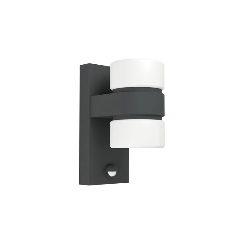 Últimas Unidades Eglo Luz De Pared Atollari Aluminium Antracita Up & Down 4W 360lm - 830 Luz Cálida | IP44