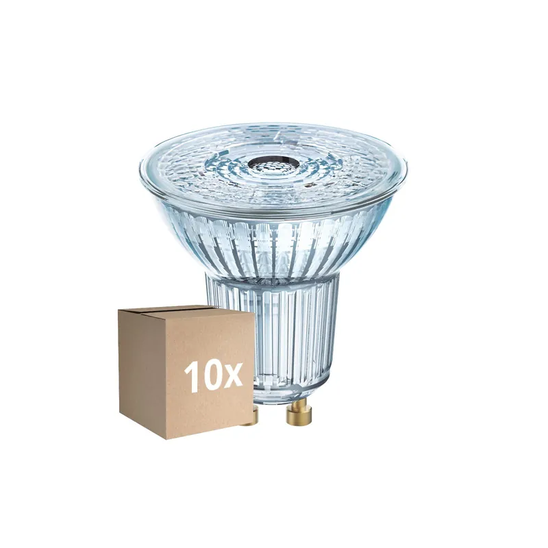 Novedad Multipack 10x Osram Parathom Pro Foco LED GU10 PAR16 3.4W 230lm 36D - 930 Luz Cálida | Mejor reproducción de color - Regulable - Reemplazo 35W