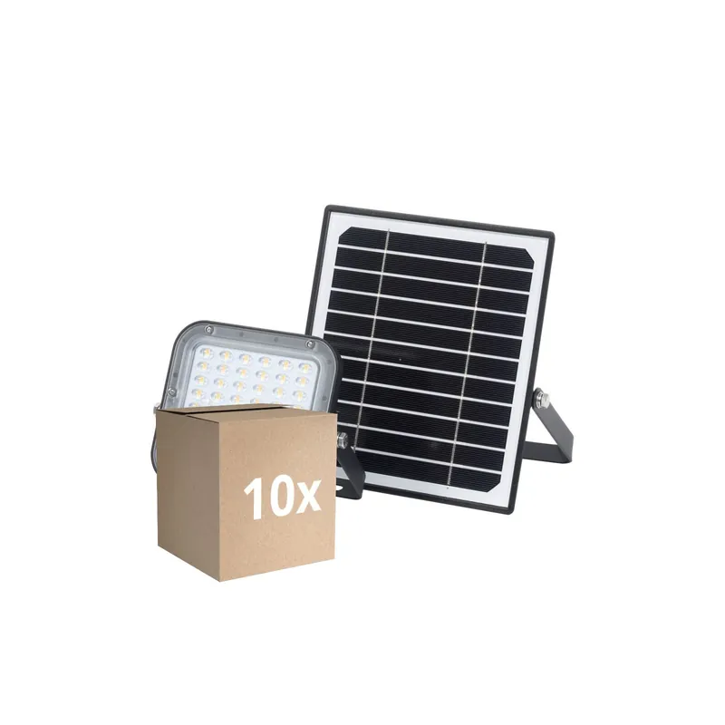 Entrega Rápida Multipack 10x Ledvance Proyector LED Endura Split Solar Negro 10W 1400lm - 840 Blanco Frio| IP65 - Sensor De Movimiento