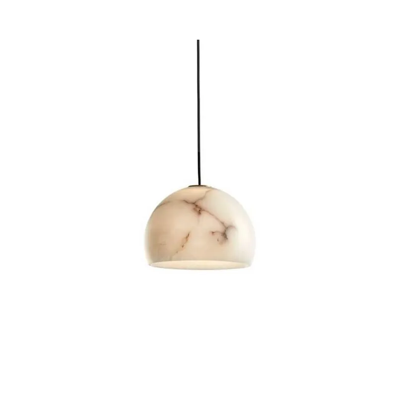 CARPYEN NEIL Lámpara colgante alabastro/oro Ø21cm Súper Precio