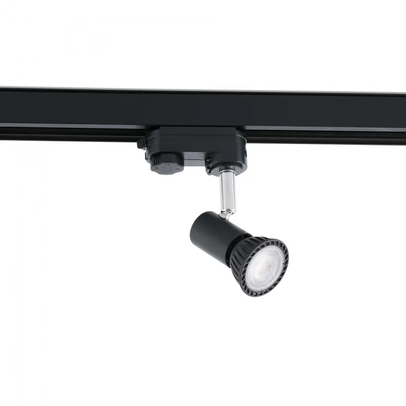 FARO PLOT Foco proyector de carril negro Precio De Fábrica