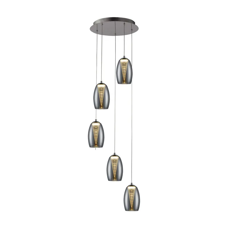 Liquidación SCHULLER NEBULA Colgante cromo 5L