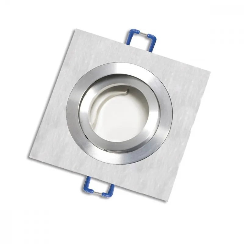 A Buen Precio LIGHTED EMPOTRABLE BASCULANTE CUADRADO PLATA