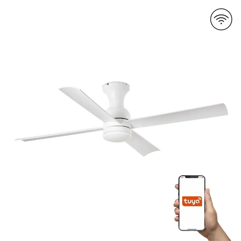 FARO FRASER M LED Ventilador Blanco TUYA Mejor Precio