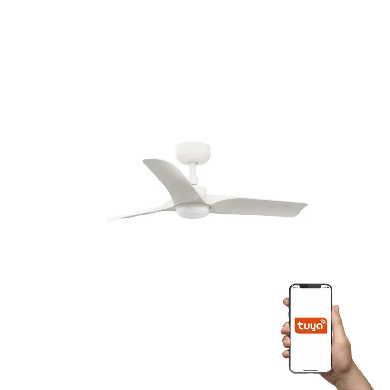 Ordenar Ahora Mismo FARO HEY S LED Ventilador Blanco TUYA SWT