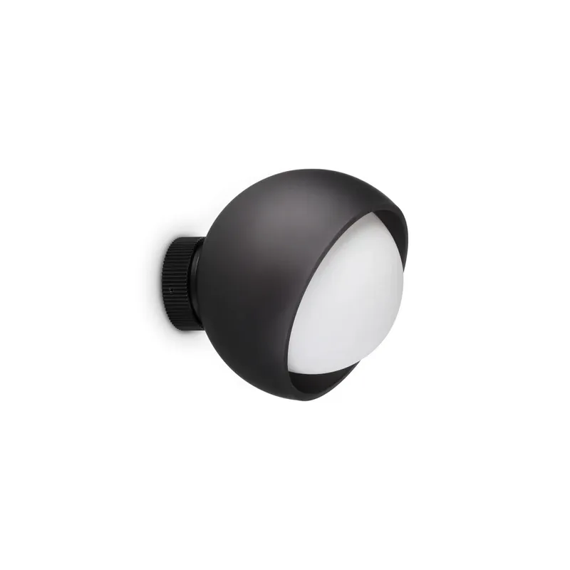 IDEAL LUX BLOOM AP1 D17 Aplique Negro Alta Calidad
